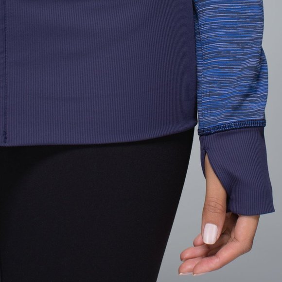*Rare* Lululemon Full Zip Nice Asana Jacket - Wee Are From Space Cadet Blue - 6 - Picture 7 of 7